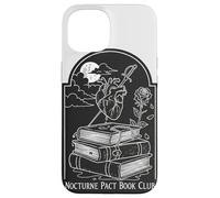 Lector de Nocturne Pact Book Club Gothic Dark Academia Carcasa para iPhone 15