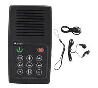 Lector de Reproductor de Biblia de Audio con Energía Solar, Almacenamiento de 8 GB Reproductor de Audio de Biblia Parlante Electrónico con Cargador y Función de Memoria para (jemer vietnamita)