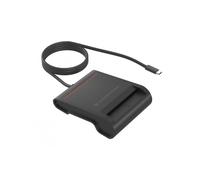 Lector de tarjeta inteligente Conceptronic SCR01BC USB Tipo C cable 0,9 m negro