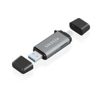 LECTOR TARJETAS AISENS SD MICRO SD MMC RS-MMC MMC MICRO USBA USBC GRIS