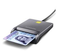 Lector de tarjetas AXAGON CRE-SM3T USB Smart card FlatReader