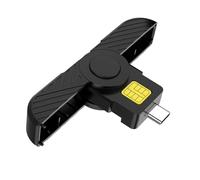 Lector de tarjetas CAC de acceso común USB C para portátiles y teléfonos