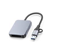 Lector de Tarjetas CFE Tipo B de Velocidad de 10 Gbps con diseño de Tejido para fotógrafos y Adaptador de Tarjeta Profesional CFE Tipo B