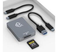 Lector de tarjetas CFexpress tipo A USB 3.1 Gen2 10Gbps SuperSpeed Sony Cfexpress tipo A lector de aluminio portátil Sony Cfexpress tipo A lector de tarjetas USB C para Cfexpress tipo A tarjeta
