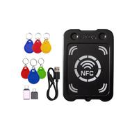 Lector de Tarjetas con Chip Inteligente RFID, Fotocopiadora + Llavero con 3xUID/CUID, Lector de Claves de Cifrado NFC, IC, Duplicador de Token RFID de