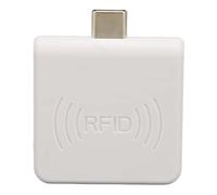 Lector de Tarjetas de Identificación para Teléfono Móvil, Interfaz Tipo C Lector de Tarjetas Inteligentes Portátil de 125 KHz Compatible con Teléfonos, Rendimiento Estable, Plug