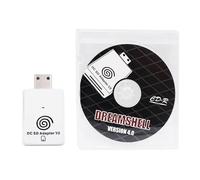 Lector de tarjetas de juego para DreamShell Memory Card Adapter incluye cargador de arranque discos duros y lectores LED LED indicador de estado