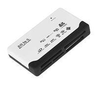 Lector de tarjetas de memoria, adaptador USB 2.0 externo para oficina, hotel, computadora, portátil, transmisión de datos rápida, lectura y escritura