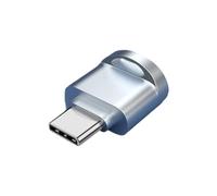 Lector de tarjetas de memoria de aluminio tipo C para lector de tarjetas TF, adaptador para cámara, teléfono, laptop, accesorios, lector de tarjetas USB C