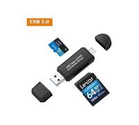 Lector de tarjetas de memoria Eilife USB 3.0, lector de tarjetas SD/MicroSD tipo C, adaptador OTG para MacBook Pro, MacBook, iMac y Samsung