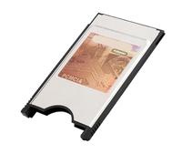 Lector de Tarjetas de Memoria Lector de Tarjetas de Memoria PCMCIA Adaptador de Lector de Tarjetas Compact Flash para PC con Carcasa Protectora y Duradera de Acero Inoxidable