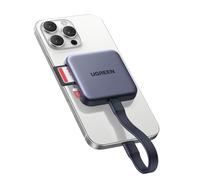 Lector de tarjetas de memoria magnéticas PD 3 en 1 de 100 W con cargador - Gris