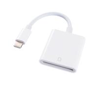 Lector de tarjetas de memoria para iPhone y iPad, lector de tarjetas Lightning a SD, transferencia de alta velocidad, compatible con tarjetas SD, CF