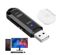 Lector de Tarjetas de Memoria | Tipo para múltiples Dispositivos 5 Gbps Transferencia de Velocidad Ultra Alta, diseño Compacto | Accesorios de comunicación de Datos USB convenientes para cám