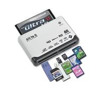Lector de tarjetas de memoria todo en uno TRIXES: USB 2.0 Mini SD MMC Mobile SDHC M2 TF XD CF