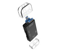 Lector de tarjetas de memoria USB de alta velocidad para SDTF SDXCs MicroSD para compartir archivos y lector de PC