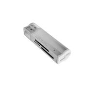 Lector de tarjetas de memoria USB de carcasa de metal para SDTF MMCs MMCs SDXCs tarjetas portátil lector de tarjetas