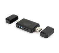 Lector de Tarjetas de Memoria USB Tipo C 6 en 1, Lector de Tarjetas OTG con concentrador USB 3.0, Lector de Alta Velocidad Multi Ranura para Tarjetas SD y microSD, Compatible con