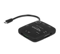 Lector de tarjetas Delock 65529 con hub USB 3 puertos