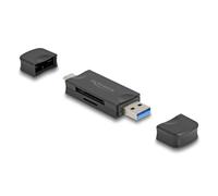 Lector de tarjetas DeLOCK 91020 USB 3.2 Gen 1 Type-A/Type-C