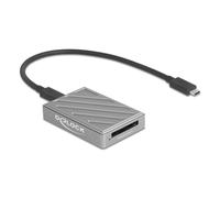 Lector de tarjetas Delock 91021 CFexpress Tipo B USB4 40 Gbps aluminio