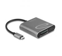 Lector de tarjetas Delock USB Type-C™ para SD Express y tarjetas de memoria CFexpress