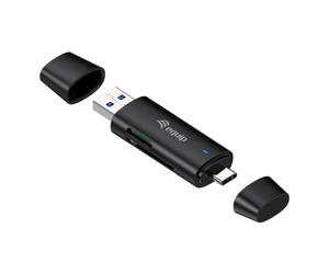 Lector de tarjetas Equip 245462 USB 3.2 Type-A/Type-C 5000 Mbit/s Negro
