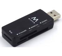 Ewent Lector de tarjetas EW1049 USB 2.0 Negro
