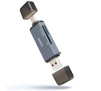 Lector de Tarjetas Externo TooQ TQR-3001G/ USB 3.0 y USB Tipo-C