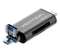 Lector Tarjetas Externo Usb 3.0 Gris Vention