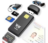 Lector de tarjetas Good2know Id - Lector de tarjetas de identificación - Lector de tarjetas SD - Lector de tarjetas de identificación - 2022 - eID - Id Reader - USB C - USB A - Bélgica - Mac, Windows