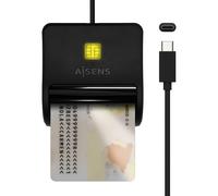 Lector de Tarjetas Inteligentes DNI USB-C (Negro) - AISENS