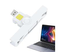 Lector de tarjetas inteligentes | Lector de tarjetas CAC de acceso común,Lector CAC portátil USB C para tarjeta inteligente CAC, salud, identificación gubernamental, banco IC, tarjeta de crédito, R: