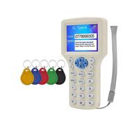 Lector de Tarjetas Inteligentes RFID NFC + Llavero 5XUID Duplicador RFID 125K 13,56 MHz Escritor de Llaves IC/ID Programador RFID Replicador de Llaves