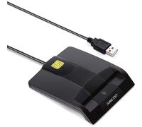 Lector de tarjetas inteligentes USB de acceso común CAC para uso militar del Departamento de Defensa (DOD), compatible con Mac OS y Windows