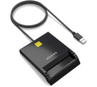Lector de DNI y Tarjetas Aisens ASCR-SN06-BK/ Negro