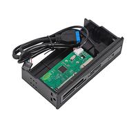 Lector de Tarjetas Interno para PC, Puerto USB 3.0 M2 SD MS XD CF Tablero de Tarjetas TF Panel Frontal multifunción y 6 Ranuras Admite adaptadores Transferencia Datos para computad