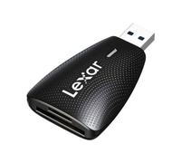 Lector de tarjetas Lexar LRW450 USB 3.1 Dual SD/microSD Negro 312 MB/s