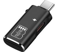 Lector de tarjetas LinQ USB-C 3.0 para microSD y SD compacto