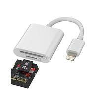 Lector de tarjetas micro SD para iPhone Ipad memoria Lightning a cámara Microsd TF adaptador 13 12 11 Pro Max X Xs Xr 8 7 6 Plus 6s Se Air Mini Accesorios Apple MFI Certificado Teléfono Adaptador Cámara Visor