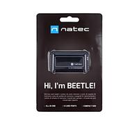 Lector de tarjetas NCZ-0206: memoria USB B mini conector USB 2.0 negro NATEC