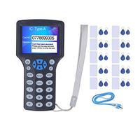 Lector de tarjetas NFC RFID negro con llavero UID, duplicador de tarjetas de pantalla a todo color de 2.8 pulgadas para tarjetas de 125 kHz y 13.56 MHz ISO14443A EM T5577 NTAG213