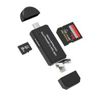 Lector de tarjetas para iPhone 7 12 13 Ipad Air Lightning Compatible con Apple MacBook Mac Computadora USB C Tipo a TF Micro SD Adaptador de memoria Cámara 4 en 1 Samsung LG Teléfono Android PC Flash Drive Accesorios