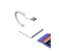Lector de Tarjetas SD a Tipo C para Apple iPhone15 Pro MAX Plus para iPad Macbook Air Compatible con Samsung Adaptador USB C Card Reader Memoria Memory Stick Compact Flash Cartao Conector Thunderbolt