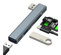 Lector de tarjetas SD Adaptador USB A Hub USB C Carga Micro SD Jack Enchufe Doble 3.0 a Puerto Multitoma Cable Flash Compacto Múltiples Accesorios Interruptor Memoria Tipo C Externo Ratón Llave TF