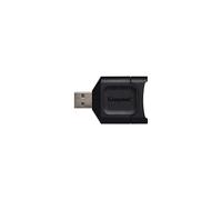 Lector de tarjetas SD - KINGSTON - MobileLite Plus - USB 3.2 - Compatible con SD UHS-II - Negro
