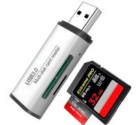Lector de Tarjetas SD/Micro SD 3.0 - Adaptador USB Pendrive Card Reader Compatible con SD/SDXC/SDHC/TF/UHS-I, PC, Teléfonos,Tablets. para iPhone 15/16 Pro MAX, MacBook Air/Pro, Galaxy S25, ST2