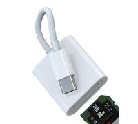 Lector de Tarjetas SD Micro SD a USB C para iPhone 16 15 Pro Max Adaptador TF Tarjeta Memoria Externa Llave Para Apple Compatible Con Samsung Galaxy S24 Para IPad Compact Flash 3.0 Unidades Externas