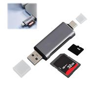 Lector de Tarjetas SD/Micro SD, Adaptador de USB C y USB 3.0 Dual Conector, 3 en 1 Lector Tarjetas SD, Adaptador Tarjeta de Memoria SD y Card Reader Tipo,Compatible con 15/16 Pro MAX/Pro/S25 S24, etc.