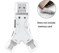 Lector de tarjetas SD multipuerto Plug and Play, amplia compatibilidad, uso compartido de imágenes en tiempo real, gestión de dato